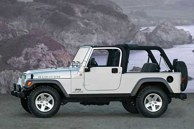 8 of the Greatest Jeep Wrangler Limited Editions: 3. 2004 Jeep Wrangler Unlimited (Rubicon)