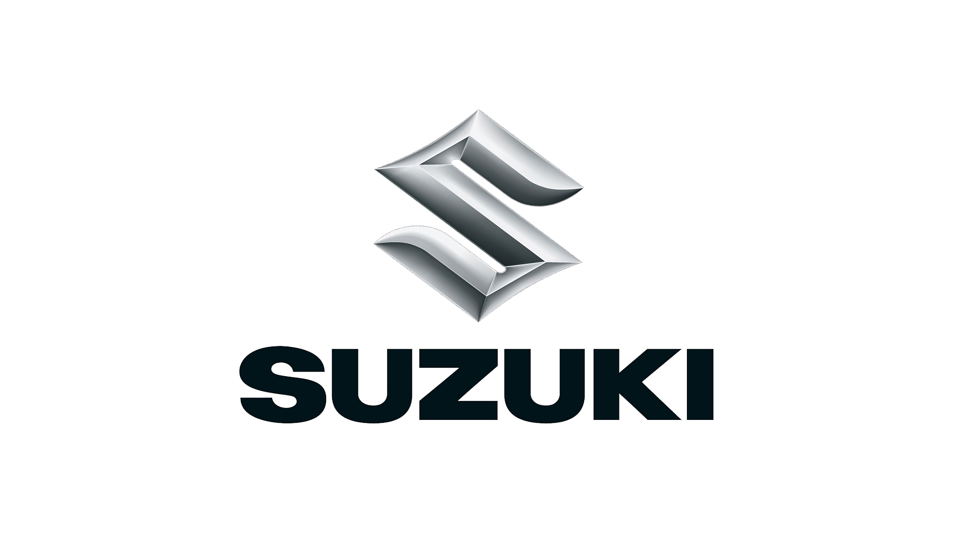 Suzuki logo brand car symbol with name design Vector Image