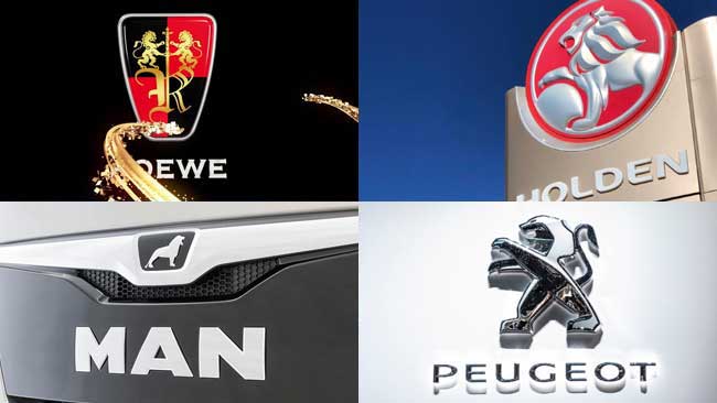 foreign car symbols and names