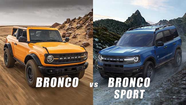 Ford Bronco Vs Bronco Sport Which Is Better
