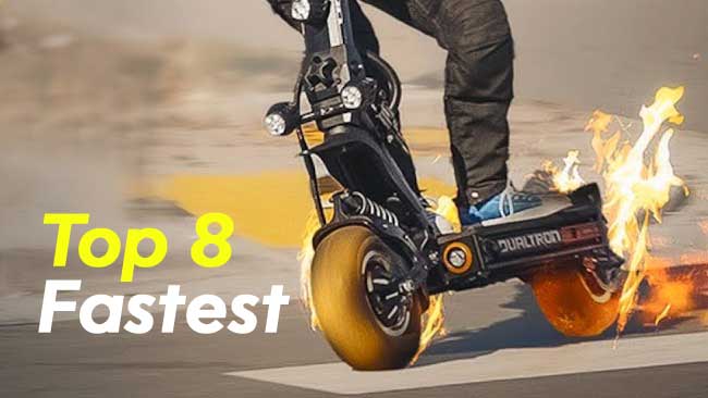 Speed Enthusiasts: The Top 8 Fastest Electric Scooters in 2023