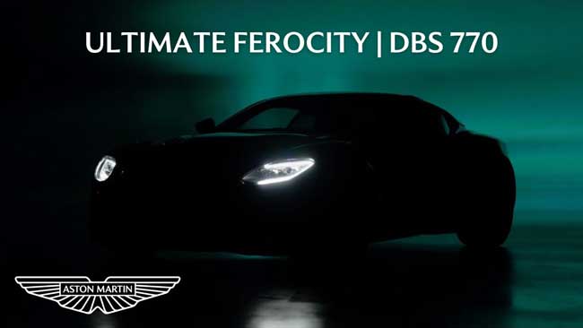 Aston Martin DBS 770 Ultimate is Coming Soon, Limited to 499 Units